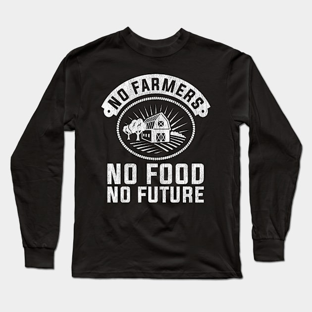 Farmer Food Retro Farm Long Sleeve T-Shirt by shirtsyoulike